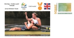 Spain 2016 - Olympic Games Rio 2016 - Gold Medal Rowing Female Great Britain Cover - Autres & Non Classés