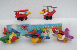 Kinder 2000 : Série 5 Crazy Airbirds - K00n102-n103-n104-n106-n1 07 Avec 1 BPZ - Lotti