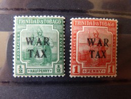 Trinidad & Tobago 1917 War Tax Set Mint SG 177-8 - Trinidad Y Tobago