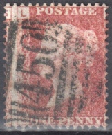 Great Britain 1858-79 - Queen Victoria, 1d Red - Mi.16 Plate 170 - Used - Usati