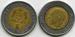 Maroc Morocco 5 Dirhams 1987 1407 KM 82 - Marokko