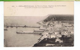 CPA-14-1923-PORT-en-BESSIN-LA VILLE ET LES FALAISES-MAGNIFIQUE VUE D' OU L'ON DECOUVRE LE GOLF DU CALVADOS- - Port-en-Bessin-Huppain