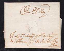 Brazil Brasil 1771 Por El Rey Cover From King Dom Jose I - Prephilately