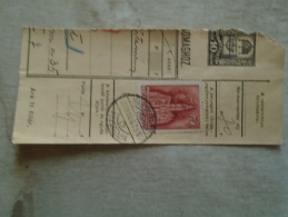 D138762 Hungary  Parcel Post Receipt 1939  NAGYKÖRÖS - Postpaketten