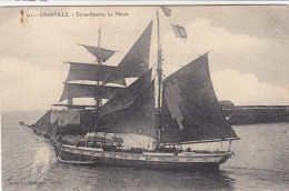 GRANVILLE : "La Thérèse" Partant Pour Terre Neuve   - Superbe ! - Fishing Boats