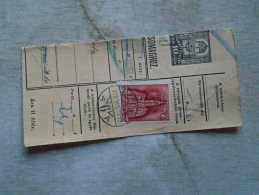 D138819 Hungary  Parcel Post Receipt 1939  SZEGED - Pacchi Postali