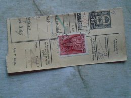 D138822 Hungary  Parcel Post Receipt 1939   SZENTES - Pacchi Postali