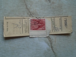 D138831  Hungary  Parcel Post Receipt 1939  -corner Stamp  CSEPEL - Pacchi Postali