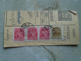D138843  Hungary  Parcel Post Receipt 1941 DEBRECEN - Pacchi Postali