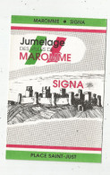 Cp , 76 , MAROMME , Jumelage Avec SIGNA , Toscane , Italie , 1989 , Vierge , Ed : De La Mairie - Maromme