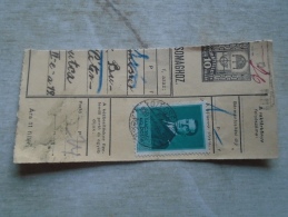 D138875  Hungary  Parcel Post Receipt 1939  Stamp  HORTHY    -SZÉCSÉNY - Pacchi Postali