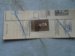 D138887 Hungary  Parcel Post Receipt 1939  Stamp  HORTHY  RÁKOSSZENTMIHÁLY - Postpaketten