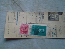 D138899  Hungary  Parcel Post Receipt 1939  Stamp  HORTHY  Budapest - - Postpaketten