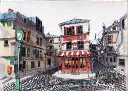 Petit Tableau - Cafe " Le Consulat", La Bonne Franquette   ( Montmartre) - Sonstige & Ohne Zuordnung