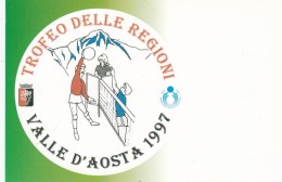 Cartolina Nuova  "Trofeo Delle Regioni Valle D'Aosta 1997" Pallavolo - Volleybal