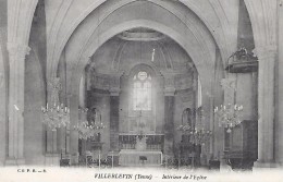 VILLEBLEVIN- ( 89 ) - Intérieur De L'Eglise - Villeblevin