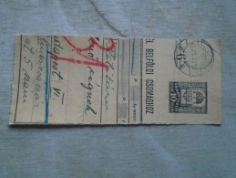 D138908  Hungary  Parcel Post Receipt 1940  Budapest    KOLOZSVÁR   SINGER JENÖ - Postpaketten