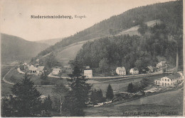 AK Niederschmiedeberg Eisenbahn Bahnhof ? Bei Grossrückerswalde Marienberg Jöhstadt Pressnitz Wolkenstein Bahnpost - Königswalde