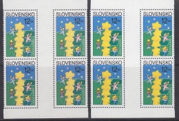 Europa Cept 2000 Slovakia 1 Normal Stamp + 1 Phosphor Stamp  2x Gutter  ** Mnh 31884) - 2000