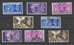 GB 1948 KGVI Olympic Games, Complete Set MM And Used (4683) - Ongebruikt