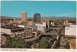 Panoramic View Of Downtown Reno, Nevada, Postcard [18735] - Reno