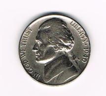 °°° U.S.A.  5 CENTS  JEFFERSON  1940 - 1938-…: Jefferson