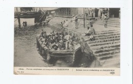 FORCES ANGLAISES A FREETOWN 1914 BRITISH TROOPS EMBARKING AT FREETOWN - Sierra Leone