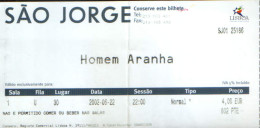 Portugal - Cinema - Ticket To The Premiere Of The Film - "Spider Man" , 2002 Lisboa - Cinema & Teatro