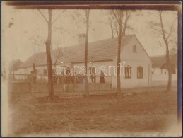 Cca 1910 Kéthely, Ház Fákkal, 9x12 Cm - Sonstige & Ohne Zuordnung