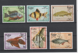 (S0553) CUBA, 1977 (Aquarium Fishes). Complete Set. Mi ## 2202-2207. Used - Oblitérés