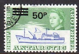 British Antarctic Territory BAT 1971 50p On 10/- Decimal Surcharge, Fine Used - Oblitérés