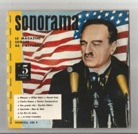 SONORAMA N° 5 DE FEVRIER 1959 COUVERTURE MIKOYAN (6 DISQUES INTERIEUR) - Collectors
