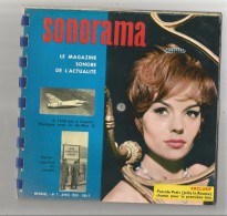 SONORAMA N° 7 D'AVRIL 1959 COUVERTURE PASCALE PETIT (JULIE LA ROUSSE) 6 DISQUES SOUPLES - Ediciones De Colección