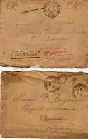 TB 2025 - LAC - 2  Lettres En Franchise Militaire MP NEUILLY EN THELLE Pour CONSTANTINE - Cartas Civiles En Franquicia