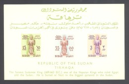 Sudan - 1961 Nubian Monuments Block MNH__(THB-4811) - Soedan (1954-...)