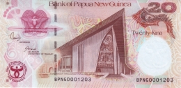 PAPUA NEW GUINEA 20 KINA 2008 (2009) P-36 UNC  [ PG141a ] - Papouasie-Nouvelle-Guinée