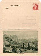 Liechtenstein Entier Postal Illustré - Entiers Postaux