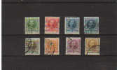 Danemark Timbres De 1907/12  N°55/61 Serie Complète Oblitéré Cote 16,50€ - Used Stamps
