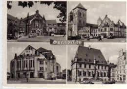 AK Osnabrück Mit Bahnhof, Stadttheater - Osnabrueck