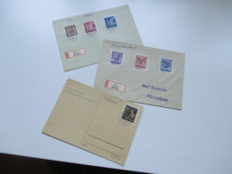 Böhmen Und Mähren 1943 / 44 FDC / R-Brief 3 Stück!! Iglau 1. Sauber Gestempelt! - Covers & Documents