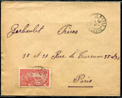 GUADELOUPE - N° 59 / LETTRE DU MOULE LE 10/11/1913 POUR PARIS - TB - Covers & Documents