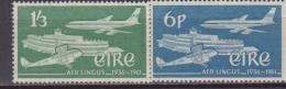 IRLANDA  IRELAND - 1961 - AIR LINE AER LINGUS 148/49 MNH - North  America