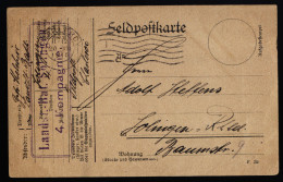 A4179) Dt Post Belgien Karte Von Charleroy 26.7.15 Mit Maschinenstempel - Occupation 1914-18