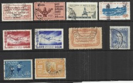 TEN AT A TIME - BRAZIL - LOT OF 10 DIFFERENT 7 - USED OBLITERE GESTEMPELT USADO - Collections, Lots & Series