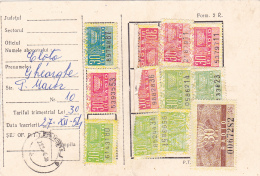 #BV2344            RADIO NOTEBOOK, 12 X STAMPS,  FISCAUX STAMPS,  1974   ROMANIA. - Revenue Stamps