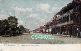 Amérique - PENSACOLA, FLA. Palafox Street, Looking South - Marcophilie, Philatélie. - (voir Scan). - Pensacola