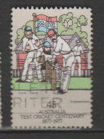 AUSTRALIE  ,N°619 Centenaire Du Cricket - Oblitérés