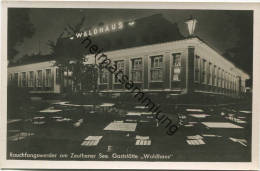 Berlin-Schmöckwitz - Rauchfangwerder Am Zeuthener See - Foto-AK 30er Jahre - Gaststätte Waldhaus - Nachtaufnahme - Verla - Schmoeckwitz