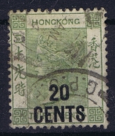 Hong Kong : Sg 45  Mi Nr 48 Ia Gestempelt/used/obl. 1891  Cv 240 Euro - Used Stamps