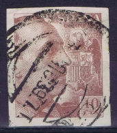 Spain:  Mi Nr 857U  1939  Used - Usados